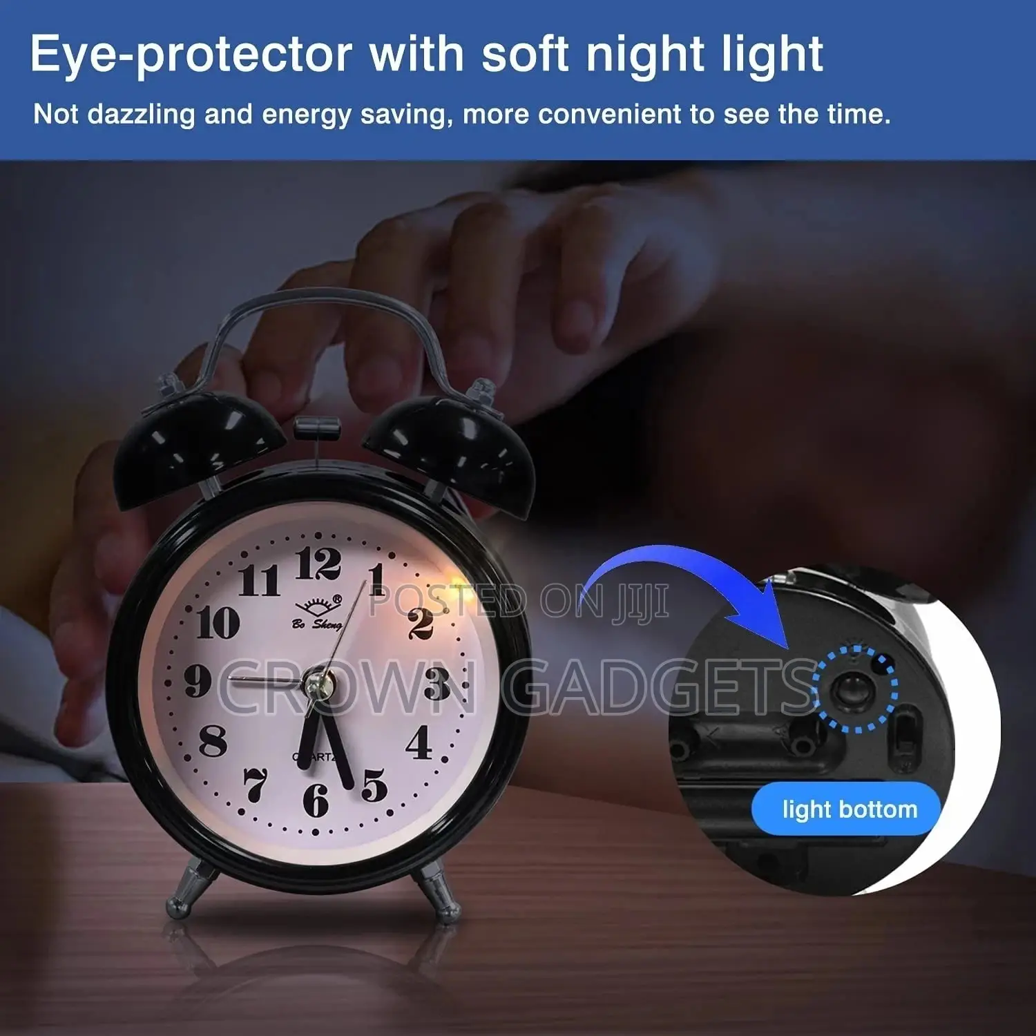 Classic Twin Bell Alarm Clock