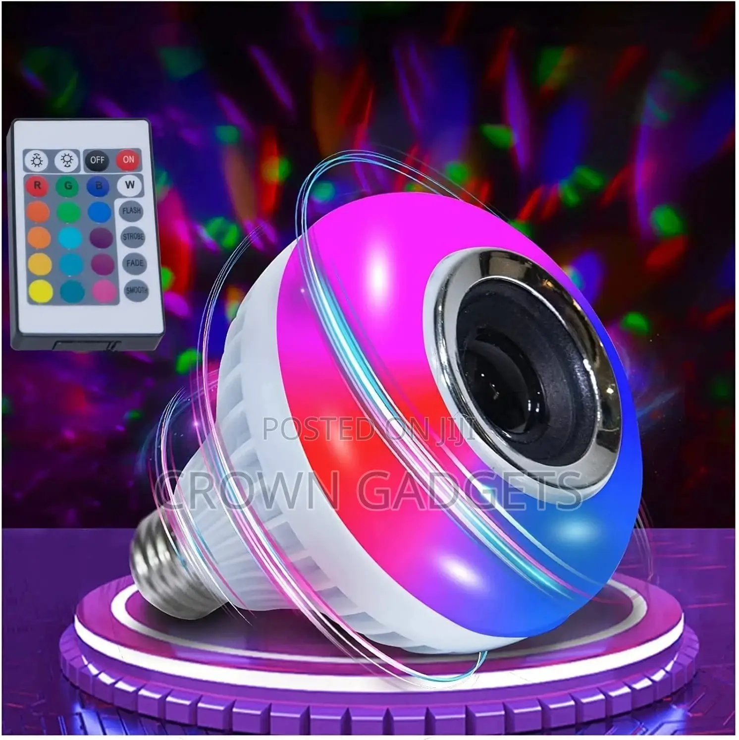 Bluetooth Music LED Bulb Multi Color Speaker