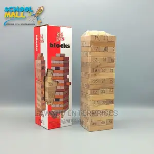 Jenga Blocks Tower Game - 54pcs