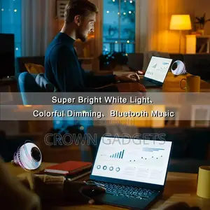 Wireless Bluetooth Sensor 12W Music Multicolor LED Bulb With