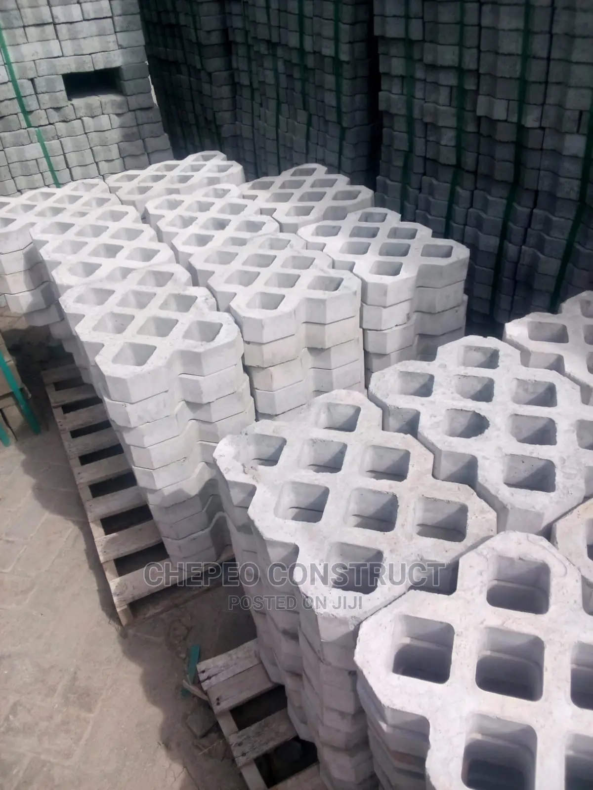 Grass Pavers/Lattice Paving Blocks in Kenya
