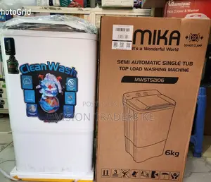 Mika Semi Automatic Laundry 6kg Top Load Washing Machine*