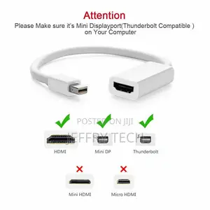 Pro Mini Dell DP to HDMI Adapter Cable Thunderbo