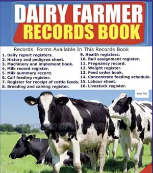 Dairy Cow Recording Keeping Booklets.Price Per Booklet.