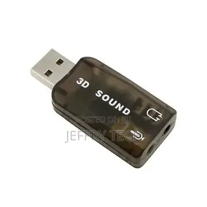 Generic Audio Card Clear Sound Audio Card Black