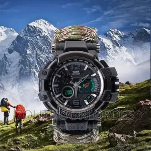 Survival Paracord Outdoor Multifunctional Watch