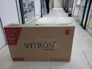 TV 32 Inch Vitron Frameless Smart Android TV,