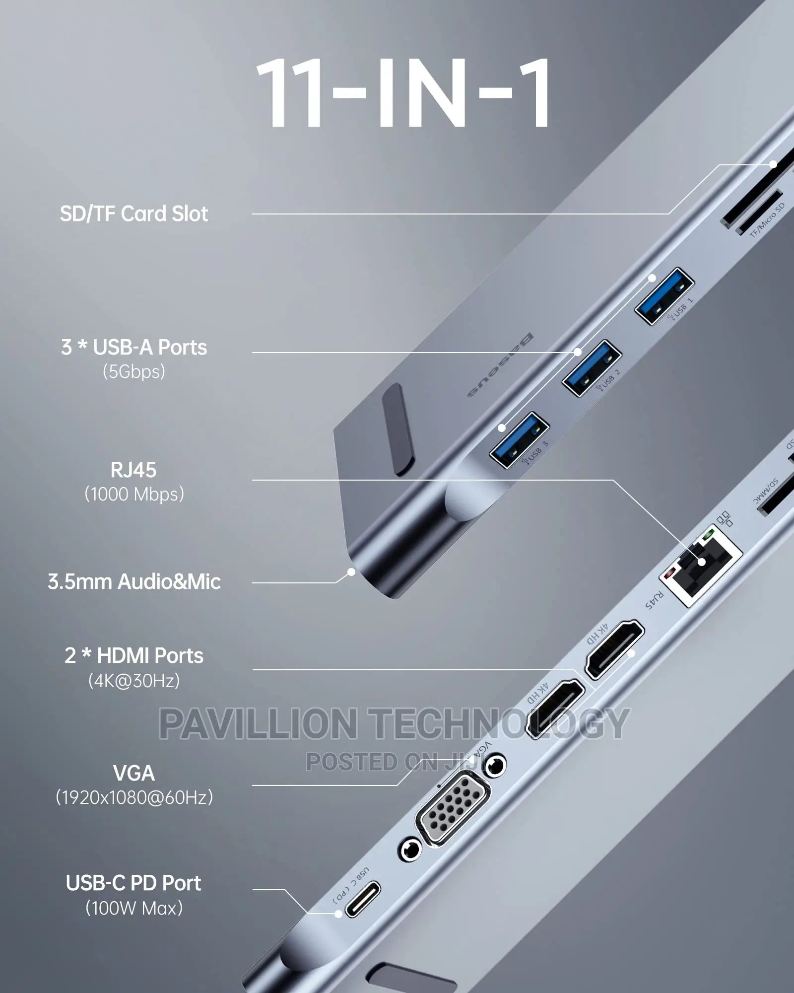 12in 1 Usb C Hub