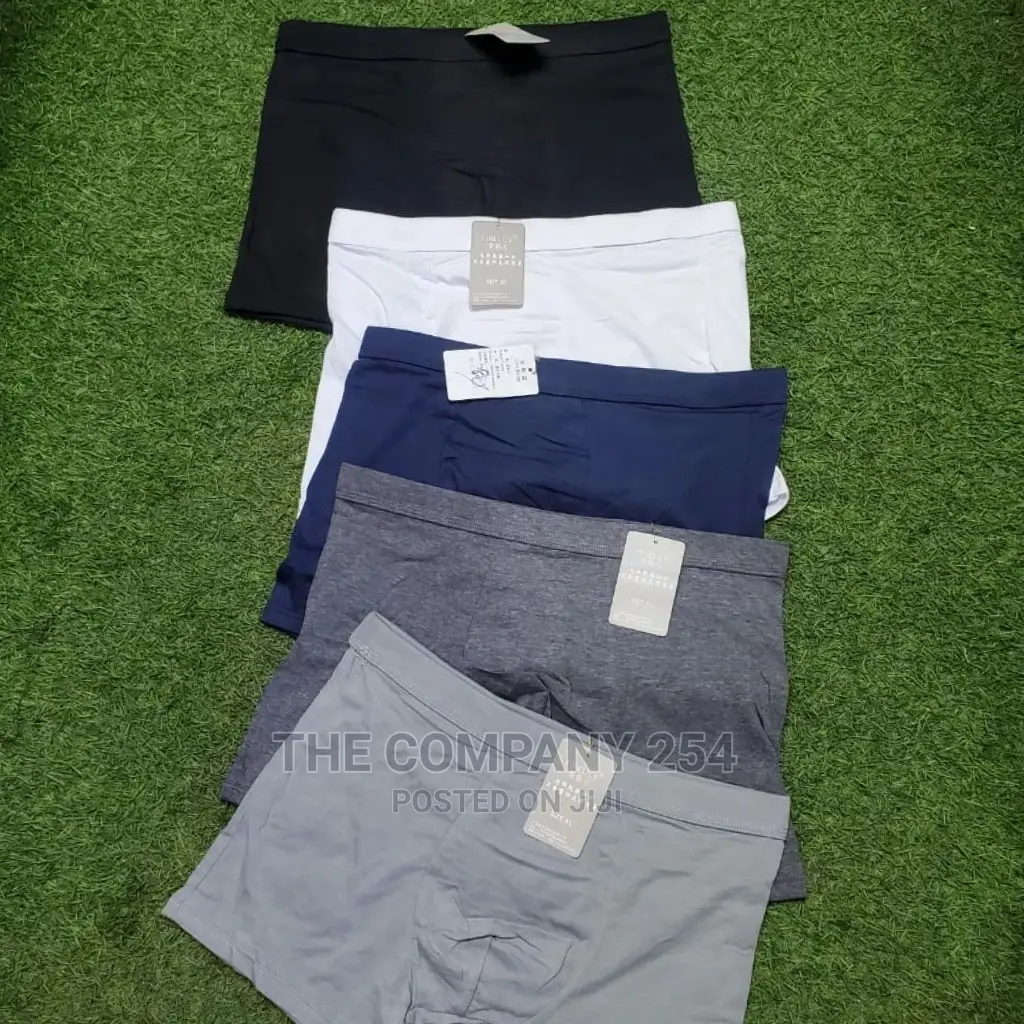 Plain Cotton Men's 6 Pack Boxer