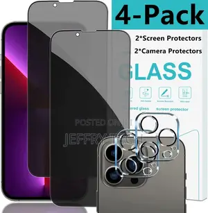For iPhone 14 13 12 11 Pro Max X Privacy Tempered Glass Scre