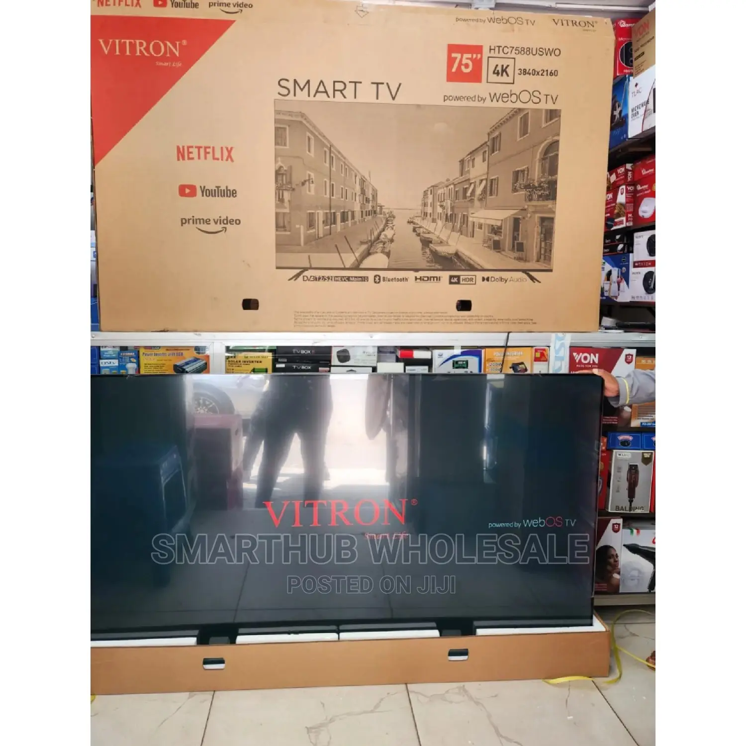 Vitron 75inch Tv Frameless Webos,