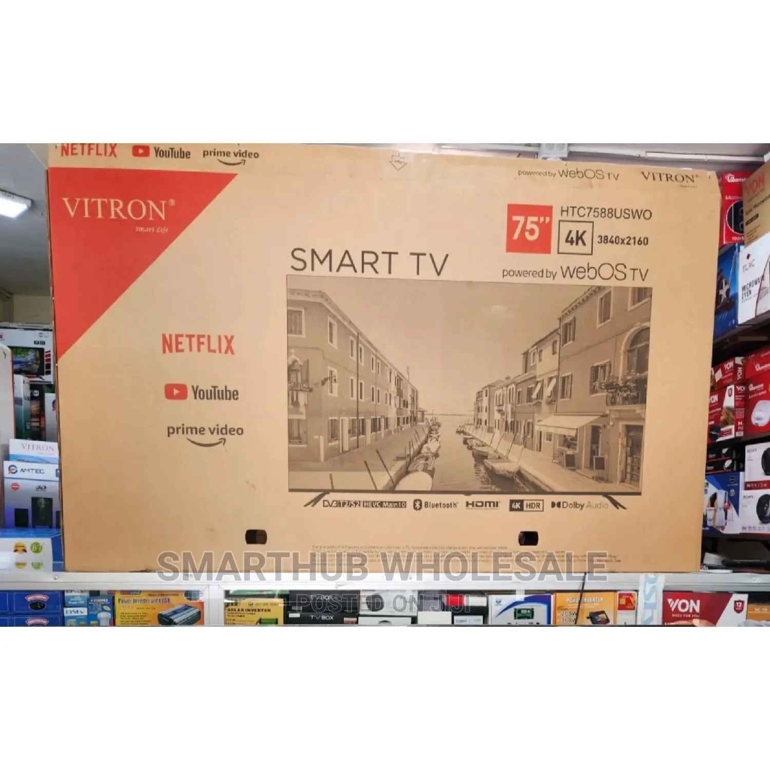 Vitron 75inch Tv Frameless Webos,
