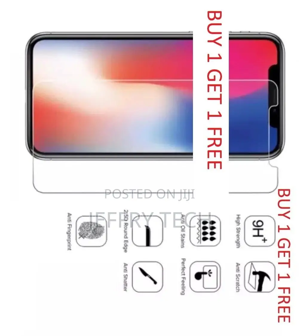 Tempered Glass Screen Protector for iPhone 6 7 8+