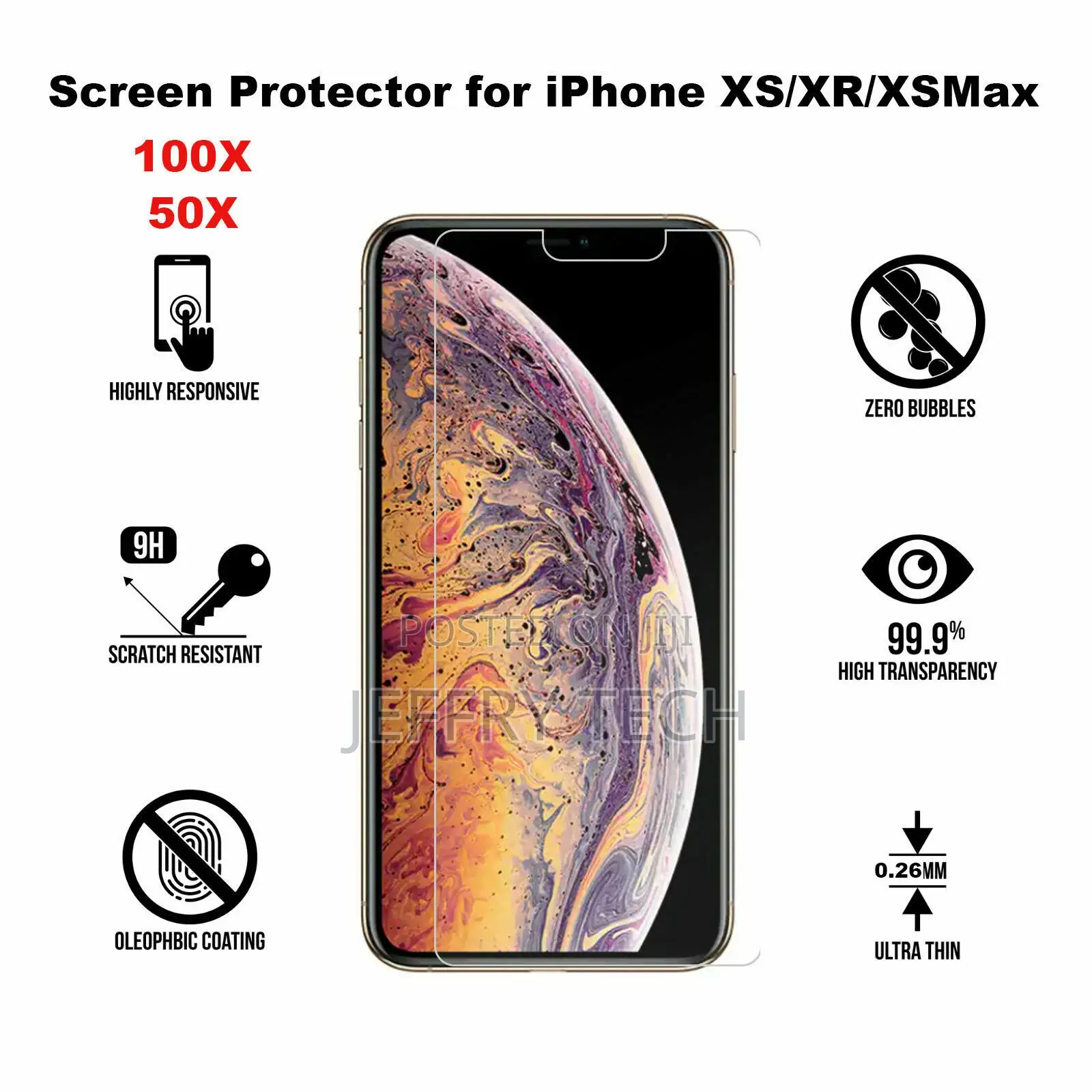 Glass Screen Protector iPhone 6/7/8/11,pro MAX