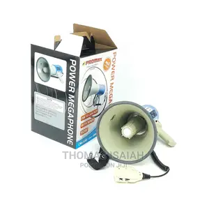 CM008 50 Watt Megaphone Bullhorn Speaker With Siren, USB, 4M