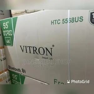 Vitron 55 Inches Android Tv Quality Frameless With Bluetooth