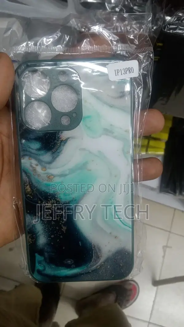 Green Marble Design Protective Phone Case iPhone13 Pro