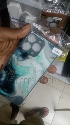 Green Marble Design Protective Phone Case iPhone13 Pro