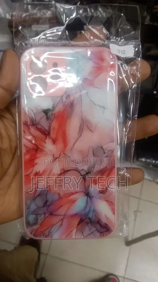 Pink Marble Phone Case for iPhone 12/12 Pro