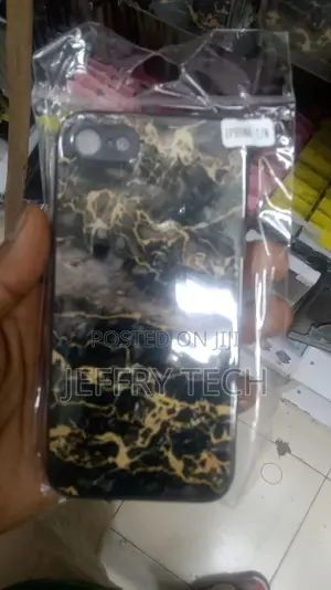 Marble iPhone 7 Black Case