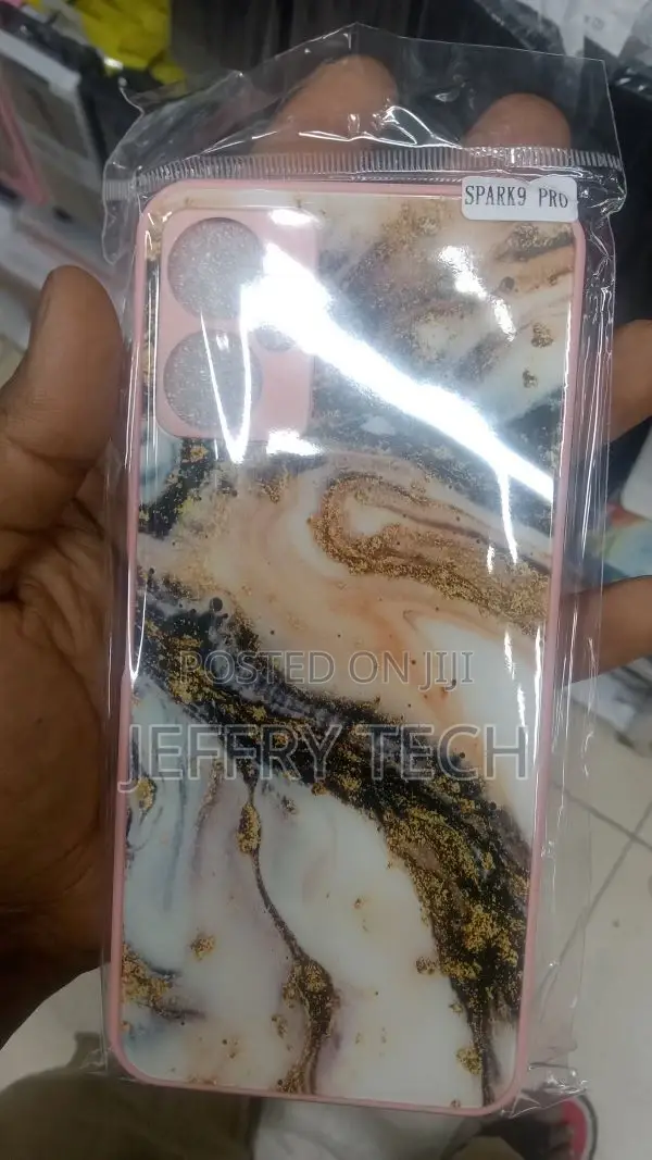 Tecno Spark 9 Pro Case Marble Silicone TPU Soft Back Cover C