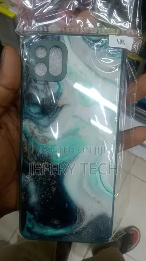 Jet Stream Green Marble Oppo A16K Back Cover