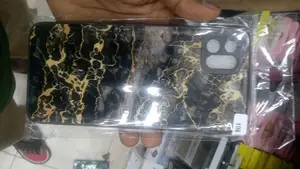 Black Marble Texture Oppo A16k Back Cover