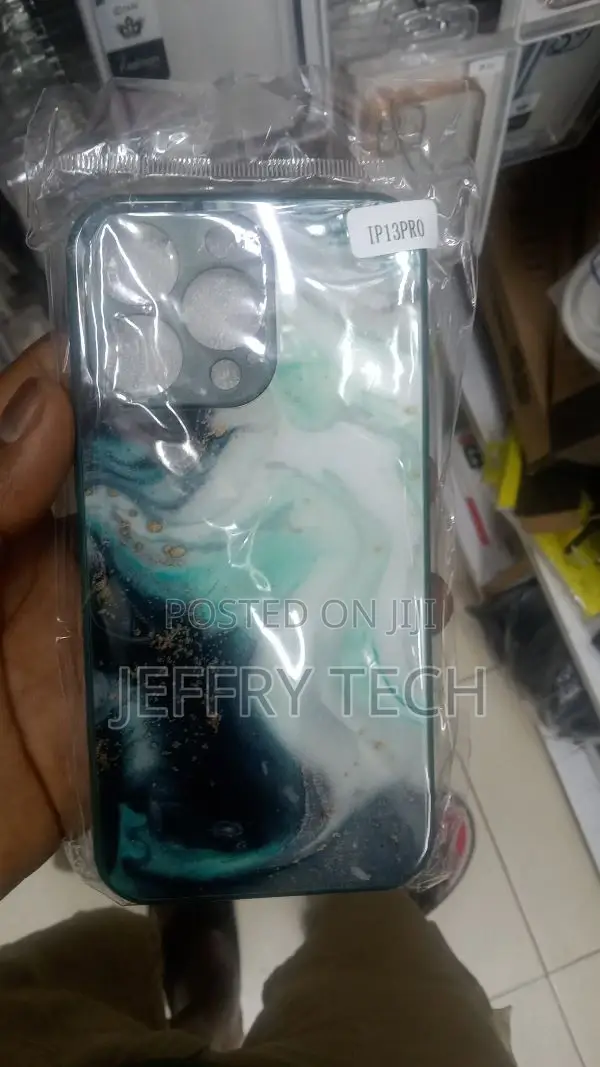 Green Marble iPhone 13 Pro Case