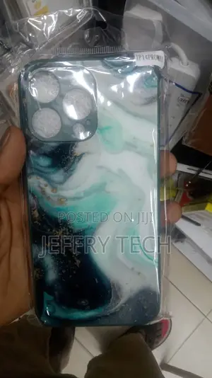 Green Marble Apple iPhone 14 Pro Max Premium Phone Case