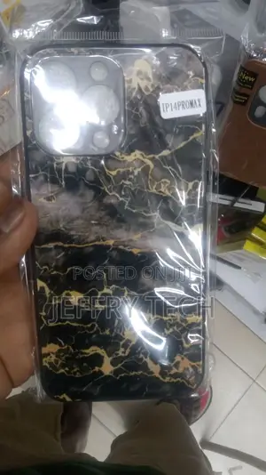 iPhone 14 Pro Max Case | Black Marble Case