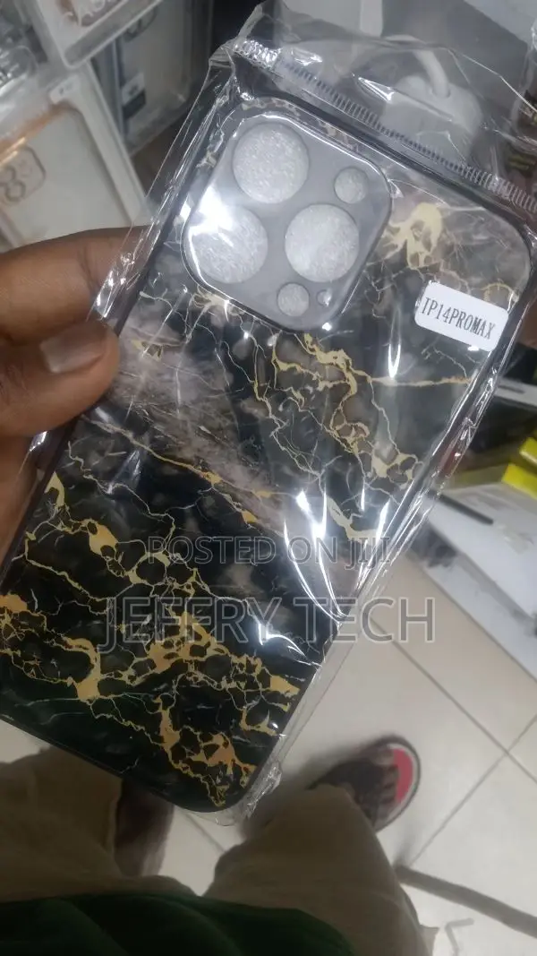 iPhone 14 Pro Max Case | Black Marble Case