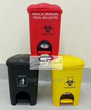 Medical Branded Pedal Bin 18ltrs