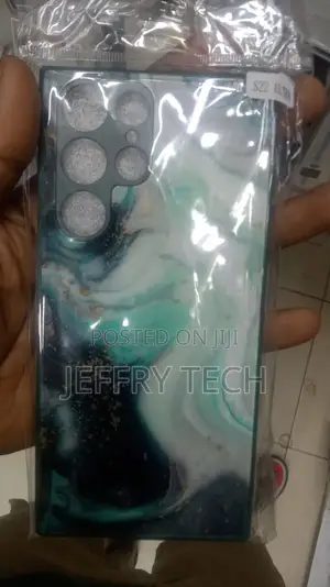 S22 Ultra Marble Case for Women Girls TPU Rubber Silicone C