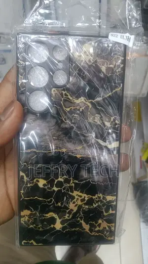 Black Marble Samsung Galaxy S23 Ultra Case