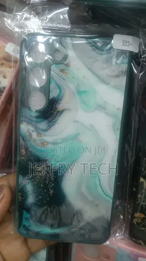 Marble Case Designed for Samsung Galaxy S23 Plus Green