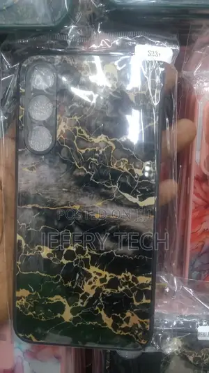 Black Marble Samsung Galaxy S23 / S23 Plus Case