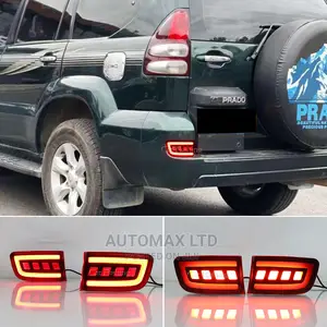 Toyota Land Cruiser Prado, J120, Rear Bumper Led Reflectors