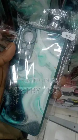 Xiaomi Redmi Note 11 Case Marble Green, Mobile Phone Ca