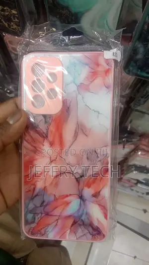 Samsung Galaxy A23 4G Electroplating Marble (Pink Flower
