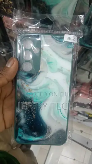 For Samsung Galaxy A54 Marble Pattern Phone Case(Green White