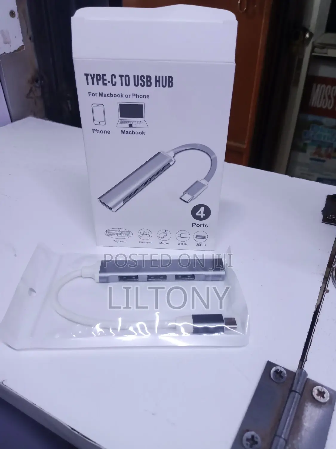 Type C to USB Hub 4port