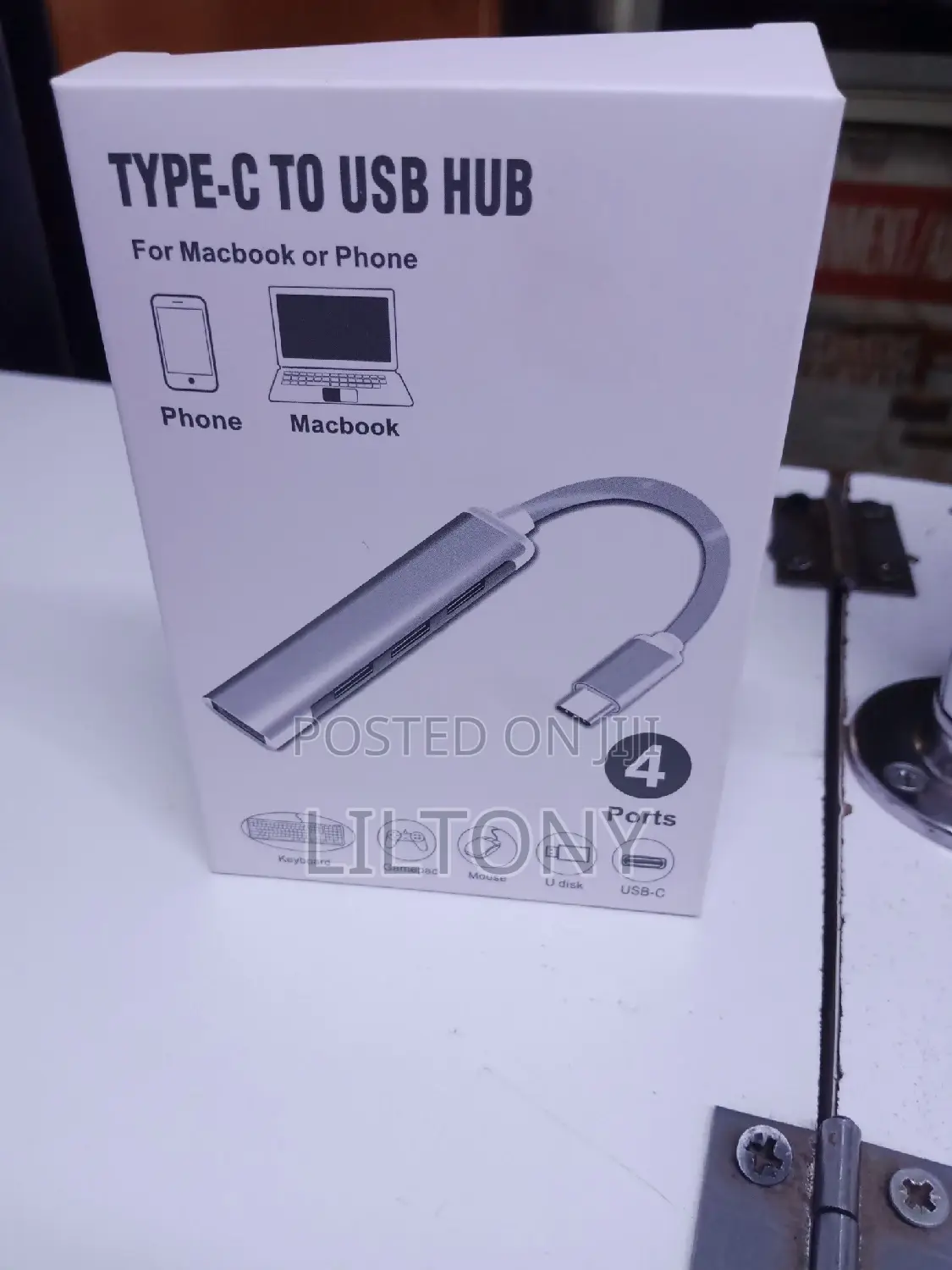 Type C to USB Hub 4port