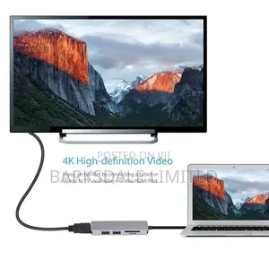 5-in-1 USB Hub 3.0 Adapter TF SD Card Reader Macbook Docking