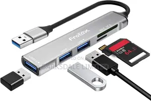 5-in-1 USB Hub 3.0 Adapter TF SD Card Reader Macbook Docking