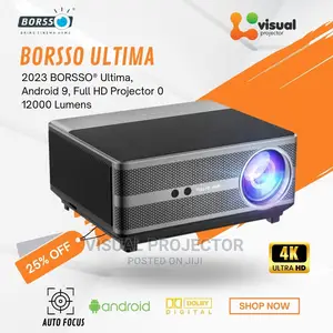 Borsso Ultima Outdoor Android Projector With Auto Focus