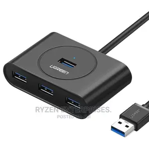 UGREEN 4-Port USB 3.0 Hub With USB-C USB-A 2-in-1