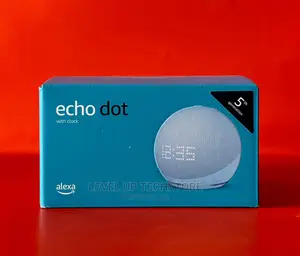 Amazon Echo Dot With Clock Alexa 5th Gen Smart Speaker