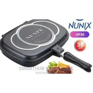 Nunix Double Sided Die Cast Grill Pan 36CM