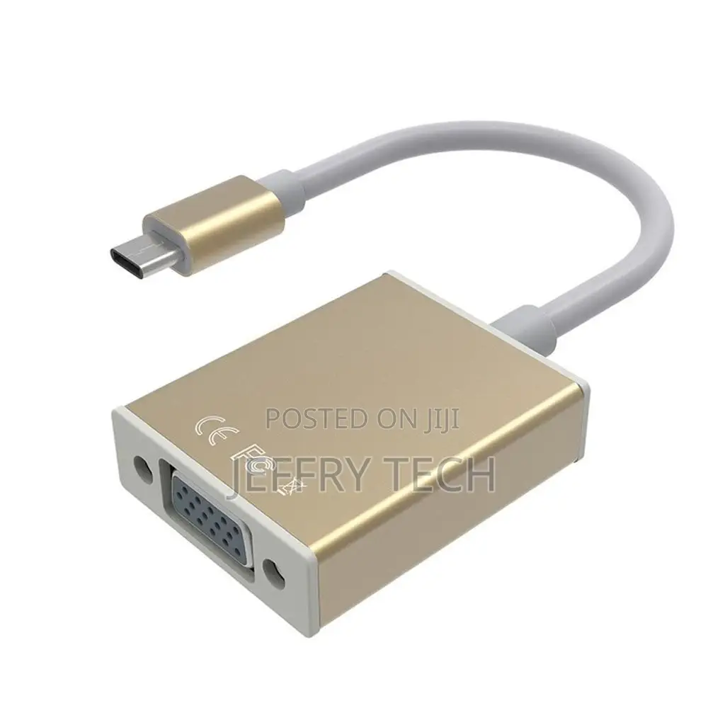 Universal USB C 1080p HD Converter Cable- Gold