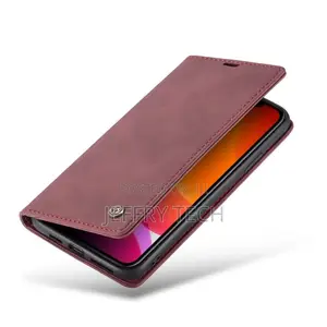 Flip iPhone 11 Pro Max Vintage Case - Wine Red